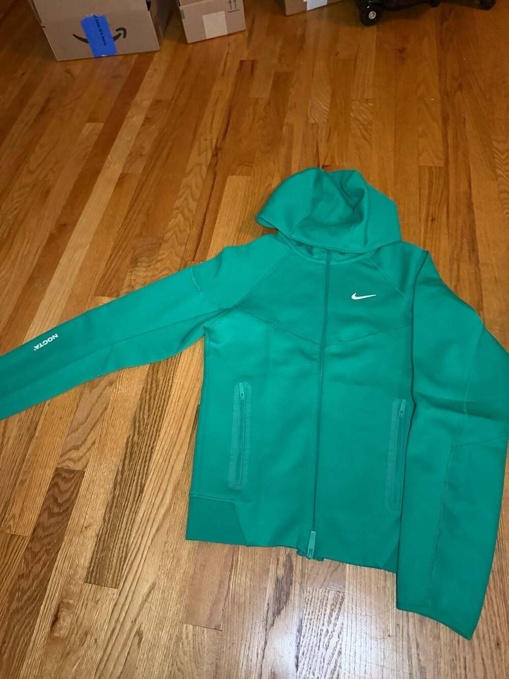 Nike NOCTA Tech Fleece Hoodie Size XS Green